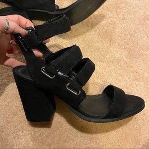 ur an outfitters velcro heels